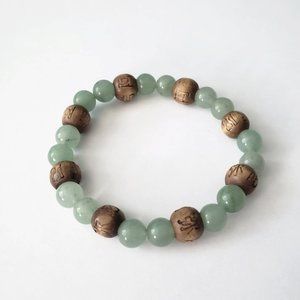 Beaded Jade Bracelet